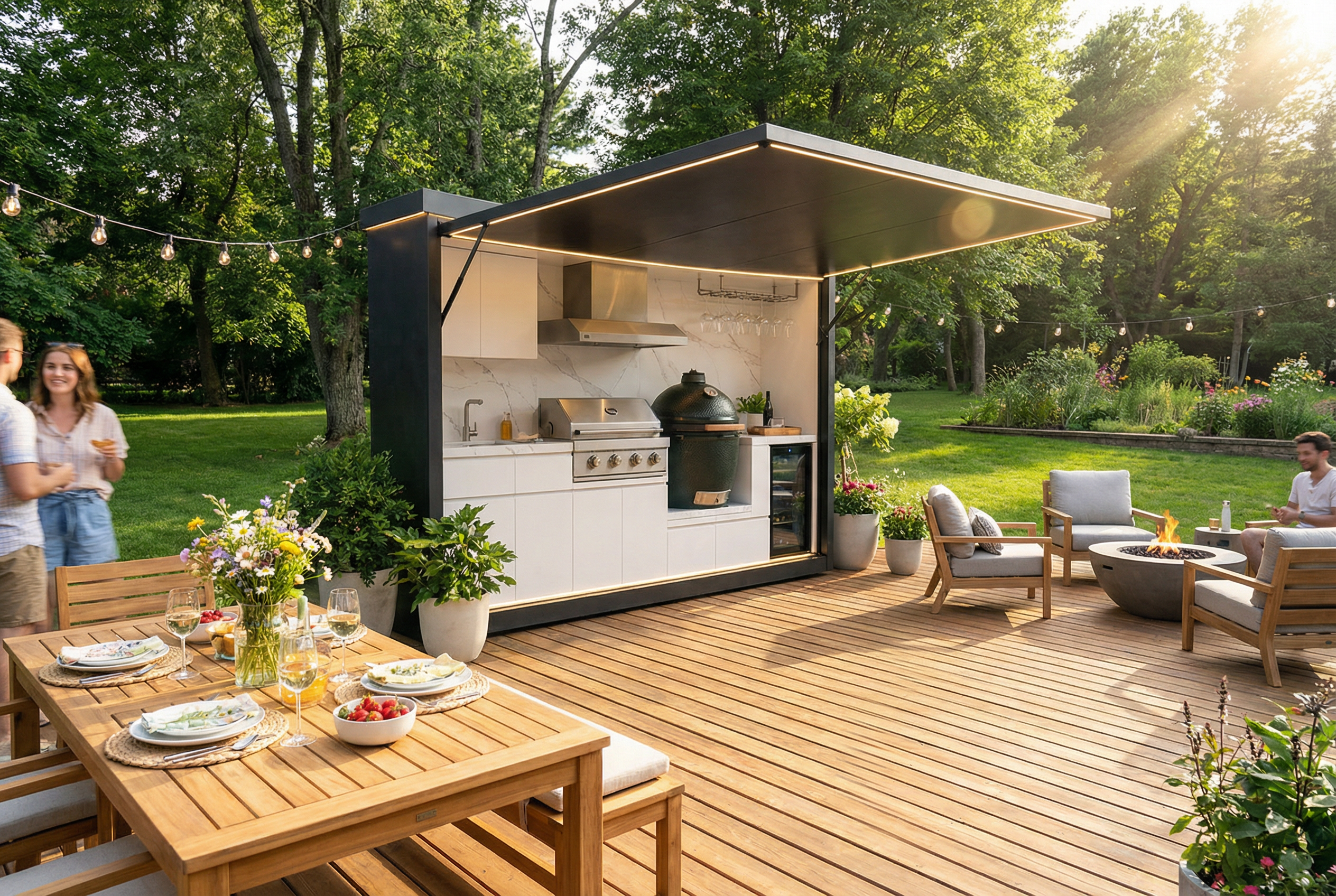 Ultra pod met kamado configuratie